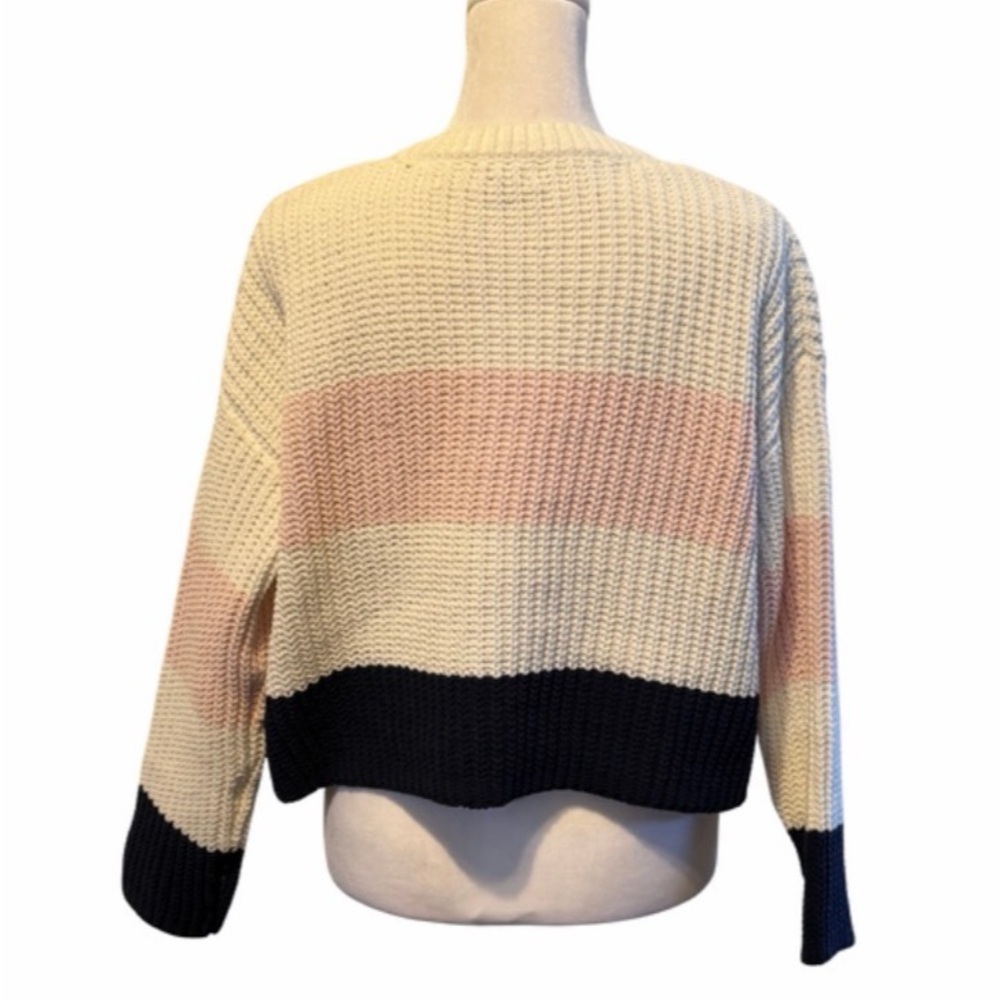 Francesca’s Mi Ami Colorblock Knit Sweater - Picture 2 of 5